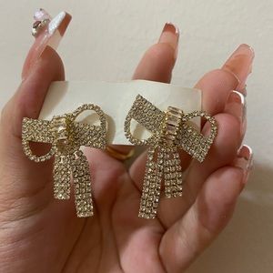 925 silver bowknot earring